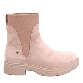 Mead Khaki Damen-Chelsea-Stiefel beige