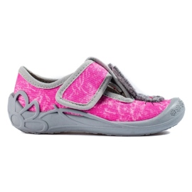 Kletthausschuhe für Mädchen aus rosa Marmor von Shelovet