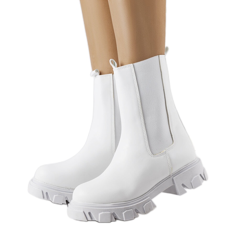 Weiße Vallejo-Arbeiterstiefel