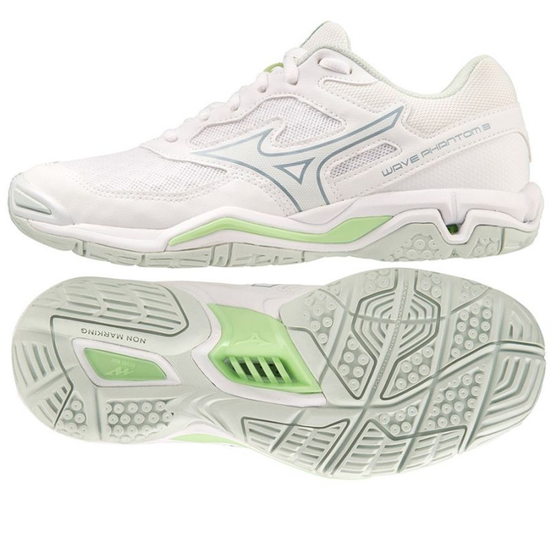 Handballschuhe Mizuno Wave Phantom 3 W X1GB226035 weiß weiß