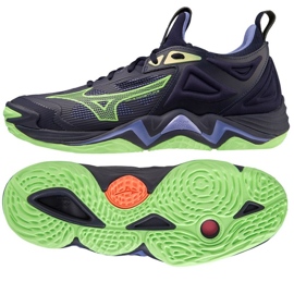 Volleyballschuhe Mizuno Wave Momentum 3 M V1GA231211 marineblau blau
