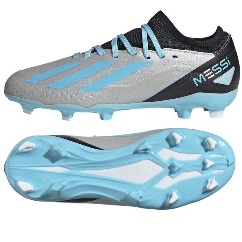 Adidas X Crazyfast Messi.3 Fg Jr IE4077 Fußballschuhe grau grautöne