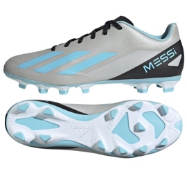 Adidas X Crazyfast Messi.4 FxG M IE4072 Fußballschuhe grau grautöne