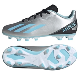 Adidas X Crazyfast Messi.4 FxG Jr IE4071 Fußballschuhe grau grautöne