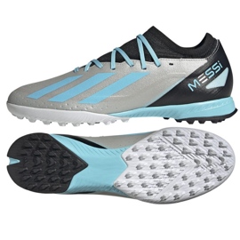 Adidas X Crazyfast Messi.3 Tf M IE4074 Fußballschuhe silber-