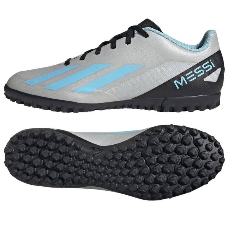 Adidas X Crazyfast Messi.4 Tf M IE4069 Fußballschuhe grau grautöne