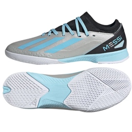 Adidas X Crazyfast Messi.3 In Jr IE4075 Fußballschuhe silber-