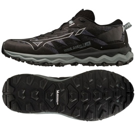 Laufschuhe Mizuno Wave Daichi 7 Gtx M J1GJ225651 schwarz