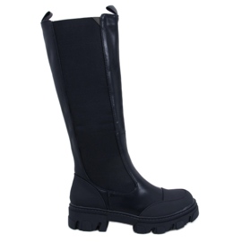 Schwarze Sheff-Stiefel