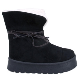 Preis Schwarze Schneestiefel aus Schaffell