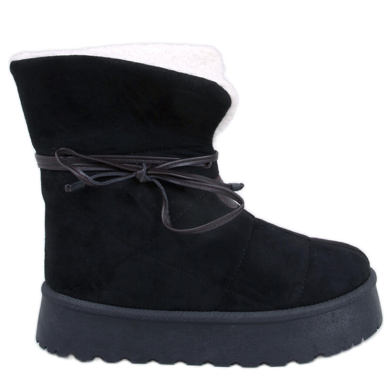 Preis Schwarze Schneestiefel aus Schaffell