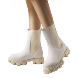 Beigefarbene Arbeitsstiefel von Vallejo