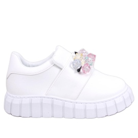 Plateau-Brogues von Worth White weiß