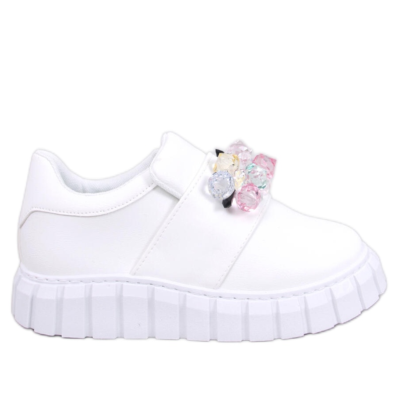 Plateau-Brogues von Worth White weiß