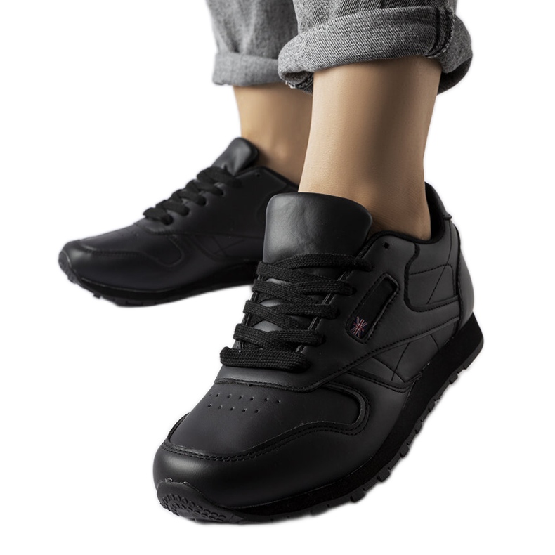 Schwarze klassische Sneakers von Poulsen