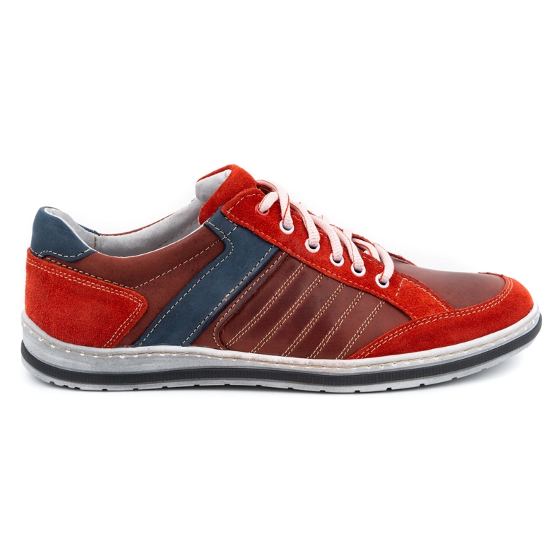 KOMODO Herrenschuhe aus polnischem Leder 236K rot