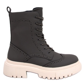 Aubert Green Schnürstiefel grün