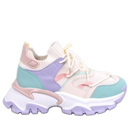 Beals Lila bunte Keilsneaker