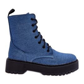 FB2 Damen-Arbeiterstiefel Blau Teflorna