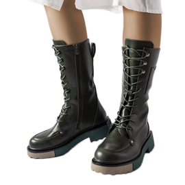 Nebida grüne hohe Stiefel