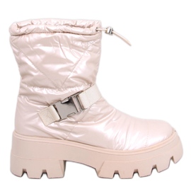 Bisset Beige Nylonstiefel