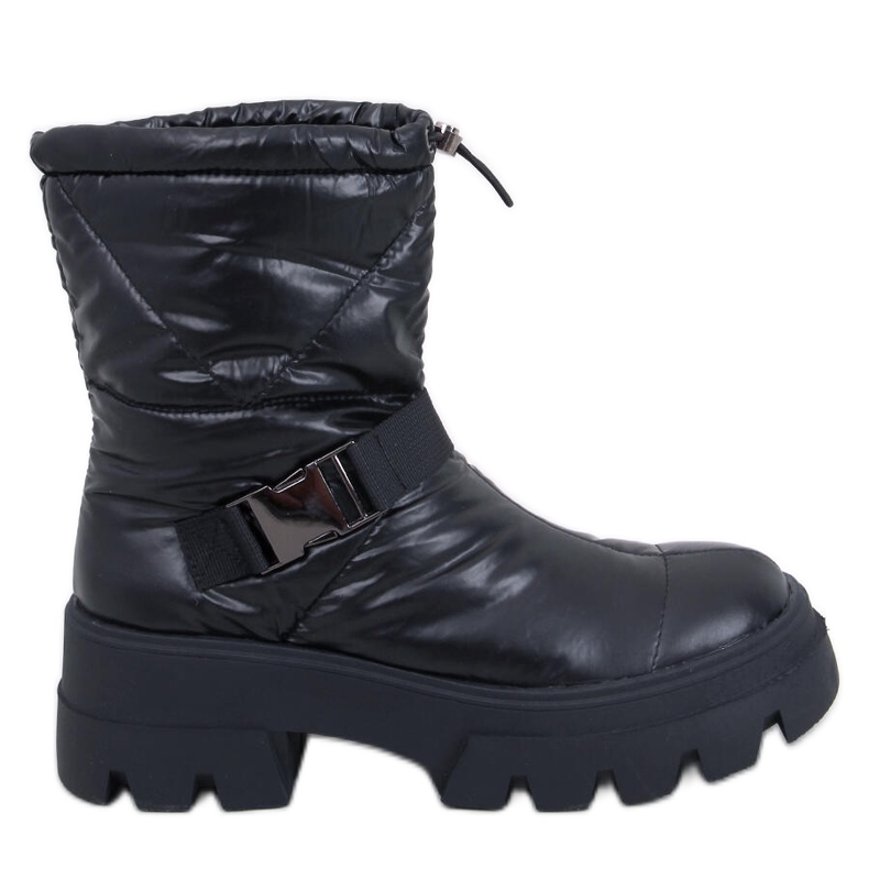 Schwarze Nylonstiefel von Bisset