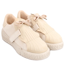 Melbo Beige Damenturnschuhe