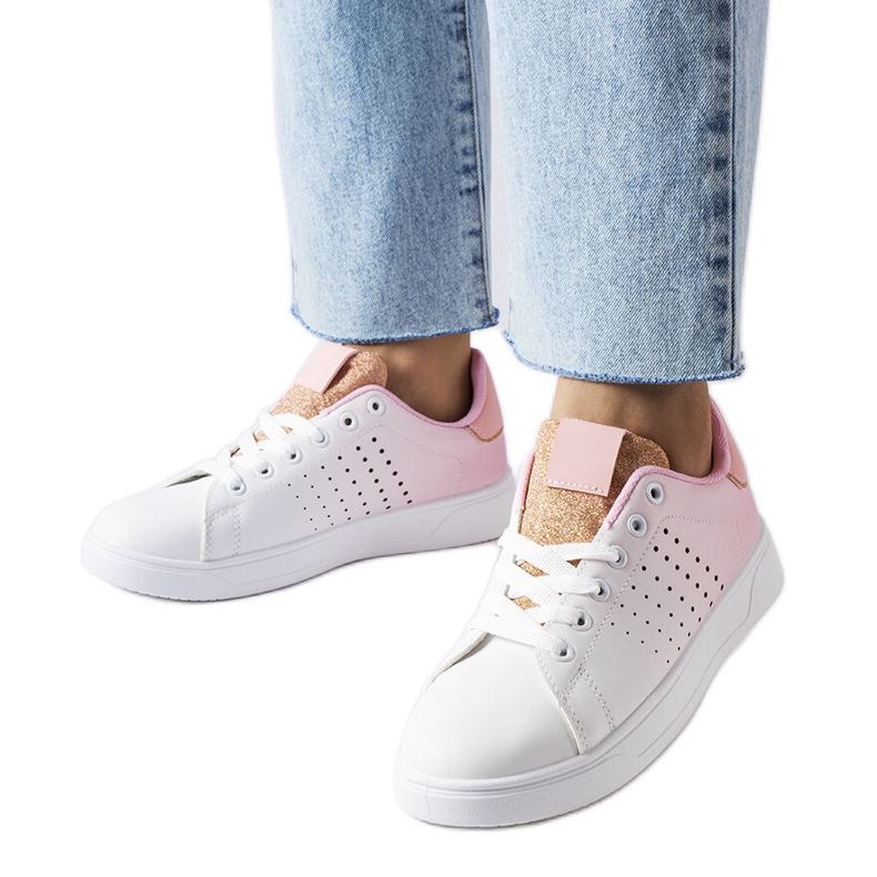 Gordon-Sneaker mit Ombre-Effekt weiß