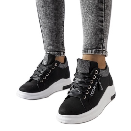 Inna Schwarze Keilsneaker von Birmingham