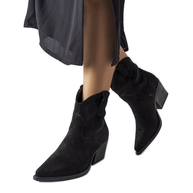 Schwarze Cowboystiefel von Christi