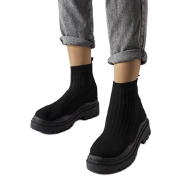 Schwarze High-Top-Sneaker von Marks