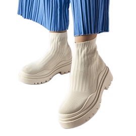 Marks beige High-Top-Sneaker