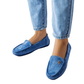 Blaue Loafer aus Öko-Wildleder von Beltsville