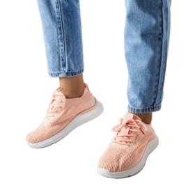 Orange-weiße Sneaker von Nelson