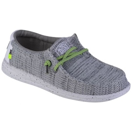 Schuhe Hey Dude Wally Youth Sox Jr 40049-1KA grau