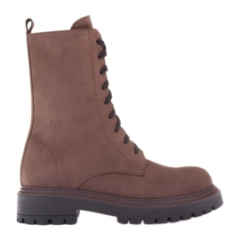 Marco Shoes Marco-Lederstiefel braun