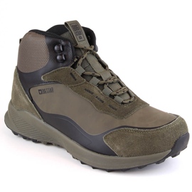 Herren-Sportschuhe mit hoher Isolierung, Khaki, Big Star MM174333 grün