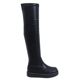Stiefel mit dicker Sohle von Baird Black schwarz