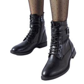 Kalamazoo schwarze Lackstiefel