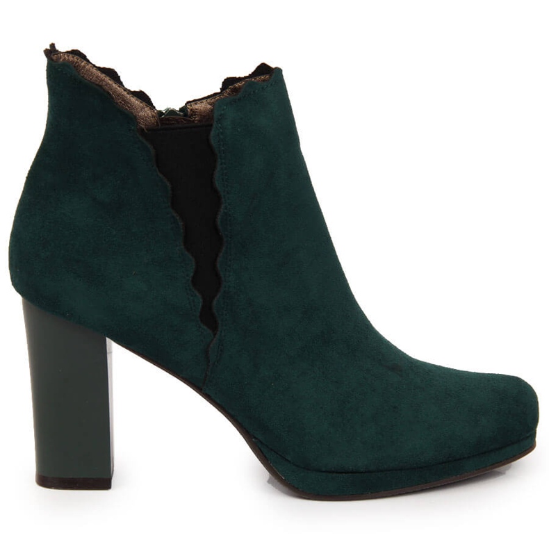 Isolierte Damenstiefeletten, grün Jezzi FAF125-12