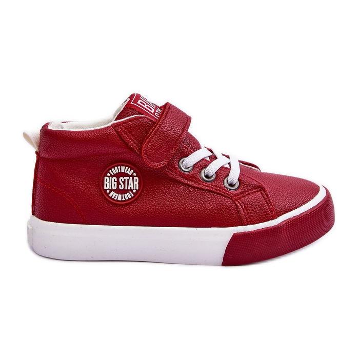 Leder-Kindersneaker Big Star EE374004 Rot