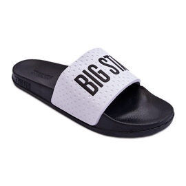 Herren-Flip-Flops Big Star MM174320 Weiß und Schwarz