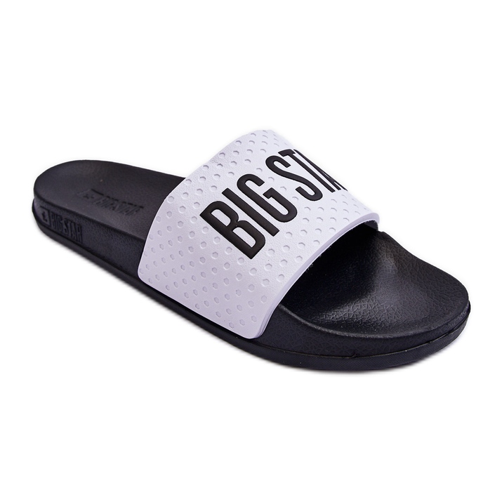 Herren-Flip-Flops Big Star MM174320 Weiß und Schwarz