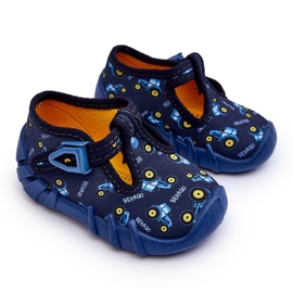 BEFADO S.A. Befado Jungen Hausschuhe Schuhe 110P477 Marineblau