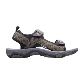 Bergson Benue Wander-Herrensandalen BRG00127 grün
