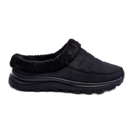 Schwarze Olwina Slip-on-Schneestiefel