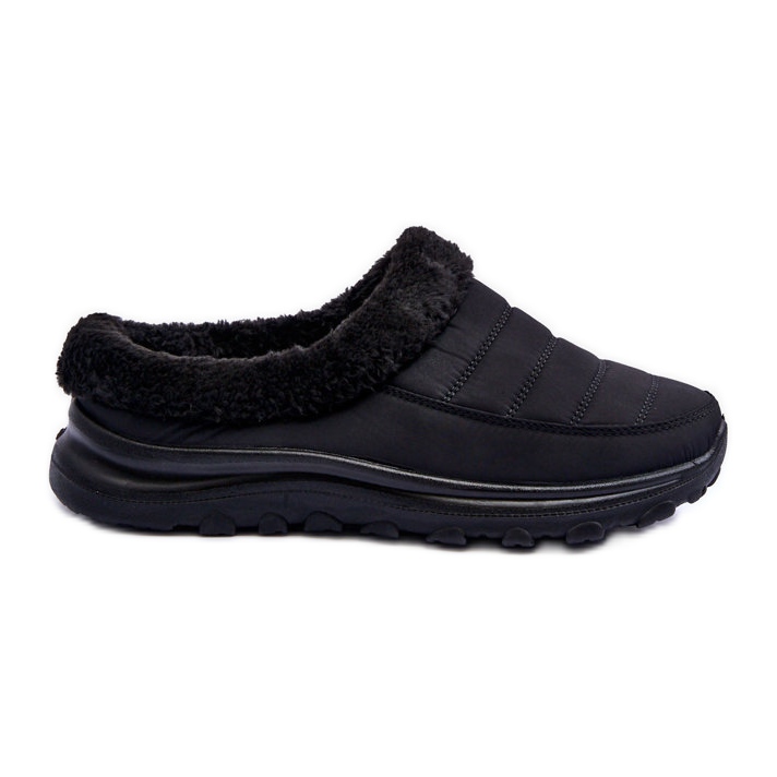 Schwarze Olwina Slip-on-Schneestiefel