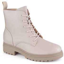 Isolierte Damenstiefel, Beige, Vinceza 58109