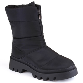 Isolierte schwarze Damen-Schneestiefel Big Star MM274335