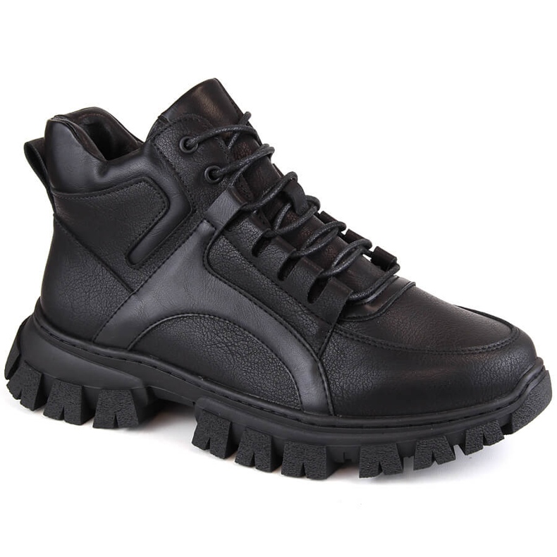 Isolierte schwarze Plateaustiefel für Damen von Sergio Leone BT750